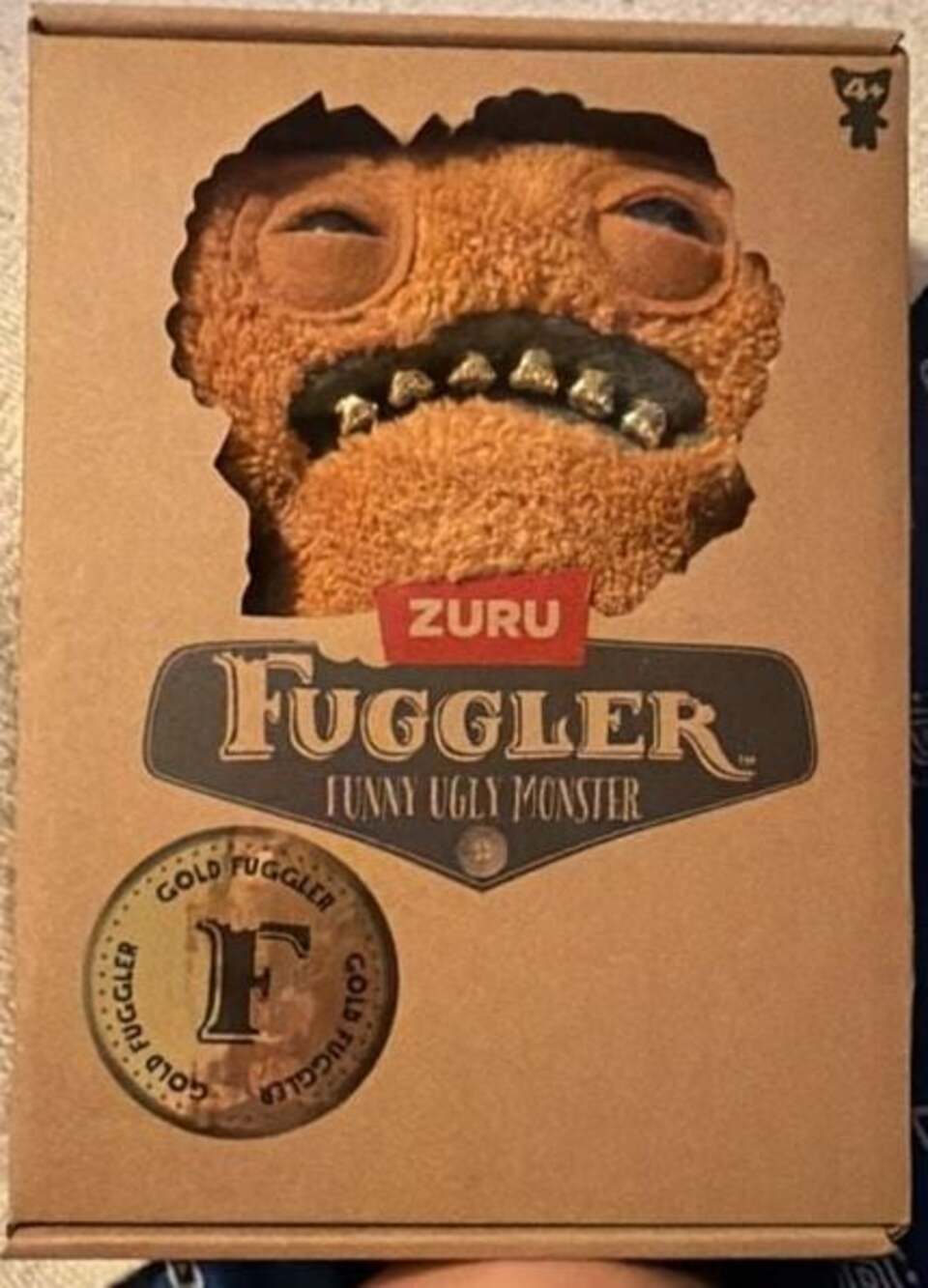 Fuggler Gold Fuggs 9 inch (Gnawing Terror), Funny Ugly Monster